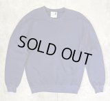90'S RUSSELL ATHLETIC "HIGH COTTON" 前V&脇の下ガゼット付き クルーネック スウェットシャツ ナス紺 USA製 (VINTAGE)