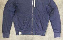 他の写真3: 90'S RALPH LAUREN ダブルジップ スウェットパーカー フェードネイビー (VINTAGE)