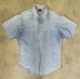 画像1: 80'S PRENTISS コットン100% シャンブレーシャツ フェードブルー USA製 (VINTAGE) (1)