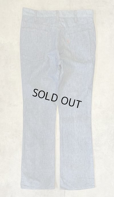 画像5: 70'S LEVIS ボタン裏32 ブーツカットデニム インディゴ 42TALONジップ USA製 (DEADSTOCK)