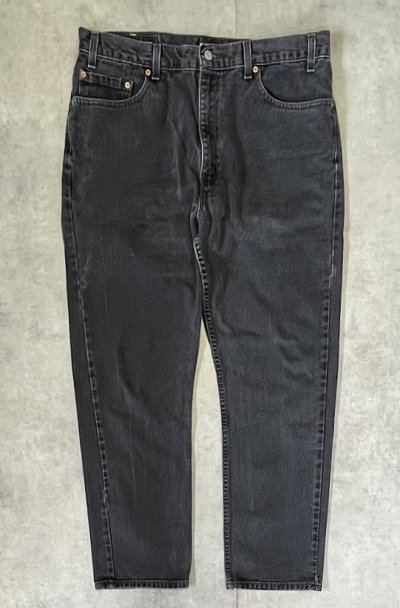 画像1: 00'S LEVIS 505 デニム ブラック USA製 W38L30 (VINTAGE)