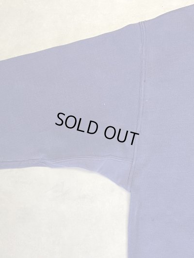 画像4: 90'S RUSSELL ATHLETIC "HIGH COTTON" 前V&脇の下ガゼット付き クルーネック スウェットシャツ ナス紺 USA製 (VINTAGE)