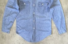 他の写真2: 70'S BIG MAC コットン100% シャンブレーシャツ ブルー USA製 (VINTAGE)