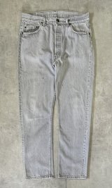 80'S LEVIS 501 デニム 先染めグレー W36L30 USA製 (VINTAGE)
