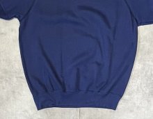 他の写真3: 80'S GEARING UP ラグランスリーブ クルーネック 半袖 スウェットシャツ ネイビー (DEADSTOCK)