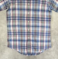 他の写真2: 70'S LL Bean TMタグ コットン 半袖 マドラスチェック BDシャツ インド製 (VINTAGE)