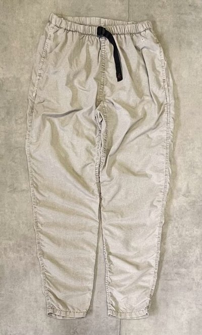 画像1: 90'S GRAMICCI 旧ロゴ ベルト付き ナイロンパンツ ベージュ USA製 (VINTAGE)
