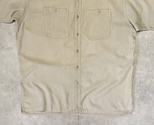 他の写真2: 90'S LL Bean "COOL WEAVE" コットン 半袖 ボックスシャツ ベージュ USA製 (VINTAGE)