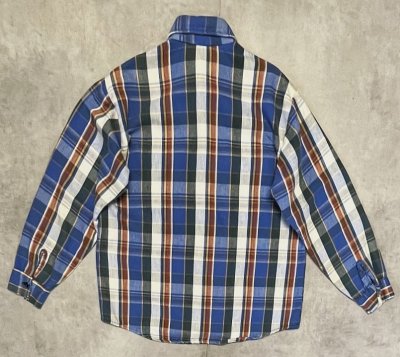 画像4: 80'S CLYDESDALE 三角タグ フランネル ワークシャツ チェック柄 USA製 (VINTAGE)