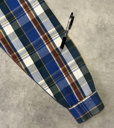 画像5: 80'S CLYDESDALE 三角タグ フランネル ワークシャツ チェック柄 USA製 (VINTAGE)