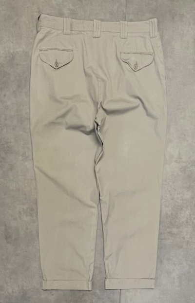 画像4: 70'S ABERCROMBIE & FITCH "SAFARI" チノパンツ TALONアルミジップ ベージュ (VINTAGE)