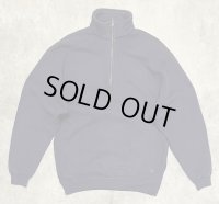 80'S LL Bean by RUSSELL ATHLETIC ハーフジップ スウェットシャツ ネイビー USA製 (VINTAGE)