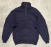 画像1: 80'S LL Bean by RUSSELL ATHLETIC ハーフジップ スウェットシャツ ネイビー USA製 (VINTAGE) (1)