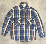 80'S CLYDESDALE 三角タグ フランネル ワークシャツ チェック柄 USA製 (VINTAGE)