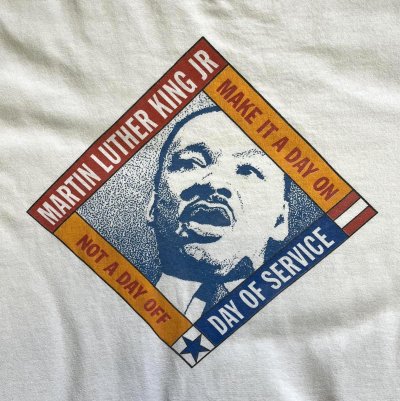 画像3: 90'S MARTIN LUTHER KING JR "キング牧師" 半袖 Tシャツ ホワイト (VINTAGE)