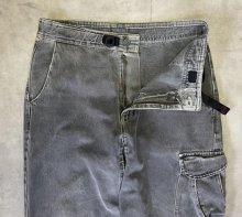 他の写真1: 90'S GRAMICCI 旧ロゴ ベルト付き デニム 七分丈 カーゴパンツ グレー USA製 (VINTAGE)