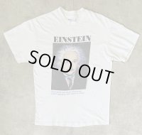 90'S EINSTEIN シングルステッチ 半袖 Tシャツ ホワイト USA製 (VINTAGE)