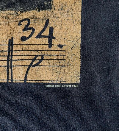 画像4: 90'S MOZART シングルステッチ 両面プリント 半袖 Tシャツ ブラック USA製 (VINTAGE)