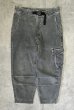 画像1: 90'S GRAMICCI 旧ロゴ ベルト付き デニム 七分丈 カーゴパンツ グレー USA製 (VINTAGE) (1)