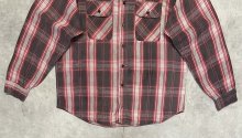 他の写真2: 80'S FIVE BROTHER 三角タグ フランネル ワークシャツ チェック柄 USA製 (VINTAGE)