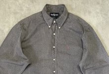 他の写真1: 80'S RALPH LAUREN "BLACK COVERT" 長袖 BDシャツ ブラック USA製 (VINTAGE)