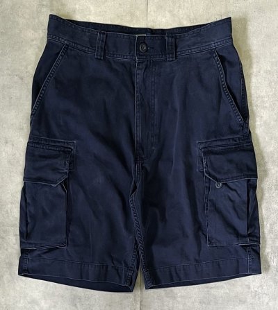 画像1: 90'S RALPH LAUREN カーゴショーツ ネイビー (VINTAGE)