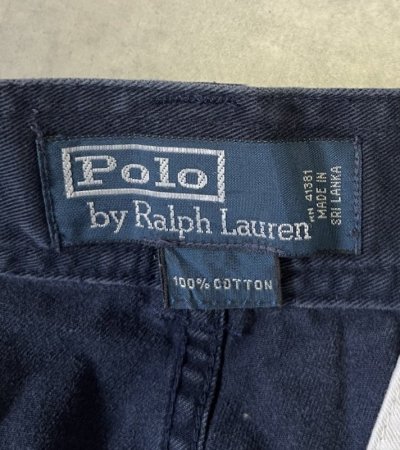 画像2: 90'S RALPH LAUREN カーゴショーツ ネイビー (VINTAGE)
