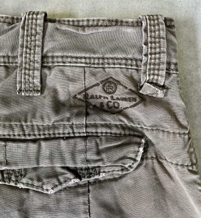 画像7: 90'S RALPH LAUREN カーゴショーツ カーキ (VINTAGE)