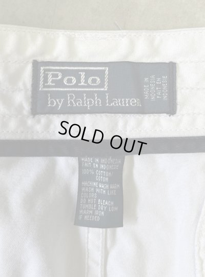 画像2: 90'S RALPH LAUREN カーゴショーツ ホワイト (VINTAGE)