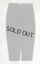 90'S RALPH LAUREN "ANDREW PANT" ツープリーツ チノパンツ ブラック W35L30 (VINTAGE)