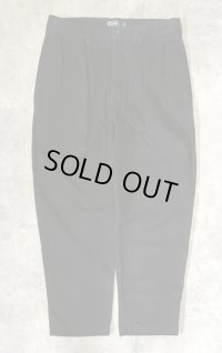 90'S RALPH LAUREN "ANDREW PANT" ツープリーツ チノパンツ ブラック W35L30 (VINTAGE)