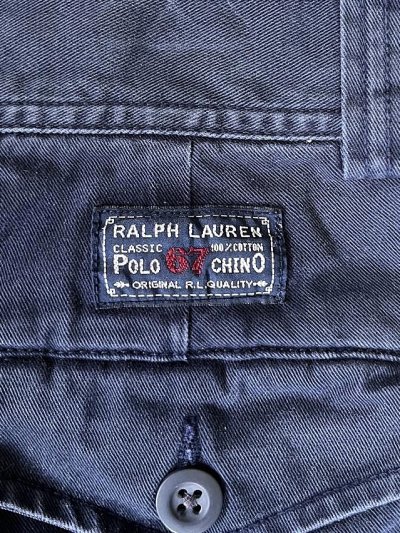 画像6: 90'S RALPH LAUREN カーゴショーツ ネイビー (VINTAGE)