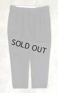90'S RALPH LAUREN ツープリーツ チノパンツ ブラック (VINTAGE)