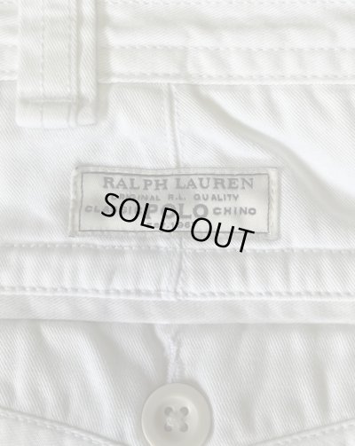 画像6: 90'S RALPH LAUREN カーゴショーツ ホワイト (VINTAGE)