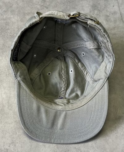 画像5: 90'S RALPH LAUREN ロゴ刺繍 ベースボールキャップ カーキ USA製 (VINTAGE)