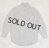 80'S RALPH LAUREN "BLACK COVERT" 長袖 BDシャツ ブラック USA製 (VINTAGE)