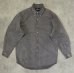 画像1: 80'S RALPH LAUREN "BLACK COVERT" 長袖 BDシャツ ブラック USA製 (VINTAGE) (1)