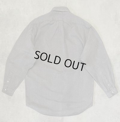 画像4: 80'S RALPH LAUREN "BLACK COVERT" 長袖 BDシャツ ブラック USA製 (VINTAGE)