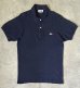 画像1: 80'S CHEMISE LACOSTE ポロシャツ ネイビー フランス製 (VINTAGE) (1)