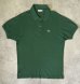 画像1: 80'S CHEMISE LACOSTE ポロシャツ ダークグリーン フランス製 (VINTAGE) (1)