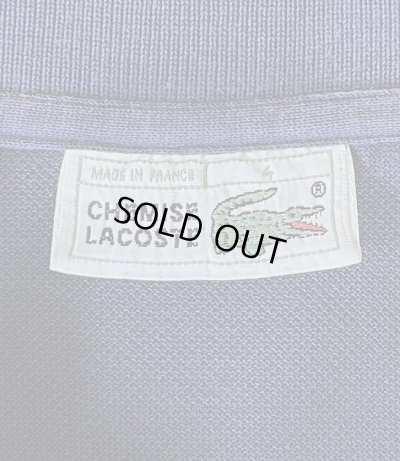 画像2: 80'S CHEMISE LACOSTE ポロシャツ ネイビー フランス製 (VINTAGE)