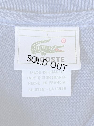 画像2: 80'S CHEMISE LACOSTE ポロシャツ ダークブルー フランス製 (VINTAGE)