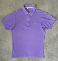 80'S CHEMISE LACOSTE ポロシャツ ライラック フランス製 (VINTAGE)