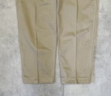 他の写真2: 50'S フランス軍 M52 ボタンフライ プリーツ入り チノパンツ ベージュ 23 (VINTAGE)