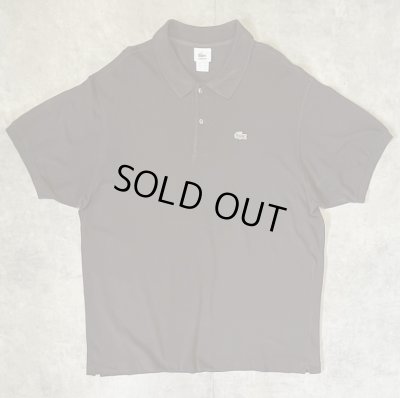 画像1: 80'S CHEMISE LACOSTE ポロシャツ ブラウン フランス製 (VINTAGE)