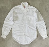 60'S BROOKS BROTHERS "MAKERS" 6ボタン オックスフォード BDシャツ ホワイト USA製 (VINTAGE)