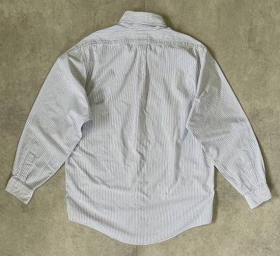 画像3: 90'S BROOKS BROTHERS オックスフォード BDシャツ ストライプ USA製 (VINTAGE)