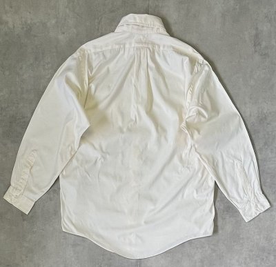 画像3: 90'S BROOKS BROTHERS "MAKERS" ピンオックス BDシャツ 生成り USA製 (VINTAGE)