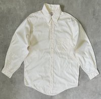 90'S BROOKS BROTHERS "MAKERS" ピンオックス BDシャツ 生成り USA製 (VINTAGE)