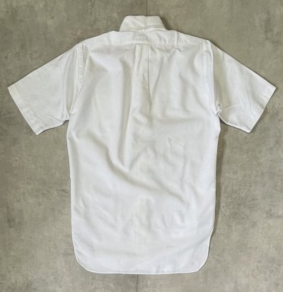 画像3: 60'S BROOKS BROTHERS "MAKERS" 6ボタン オックスフォード 半袖 BDシャツ ホワイト USA製 (VINTAGE)